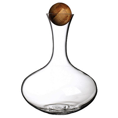 Sagaform Red Wine Carafe with Oak Stopper